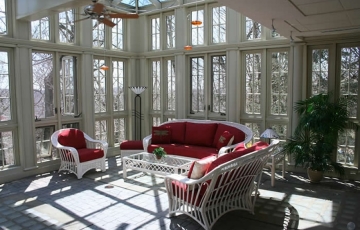 Conservatory for a Family Picnic.